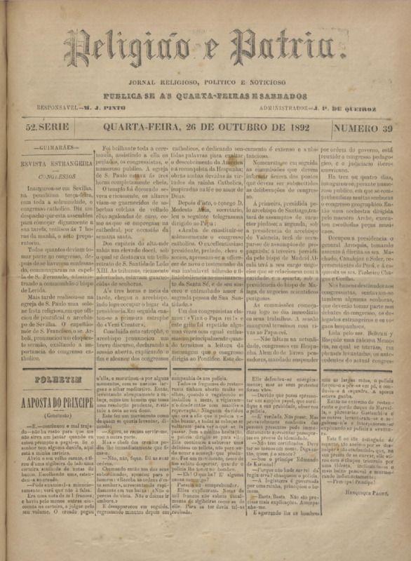 Religião e Pátria