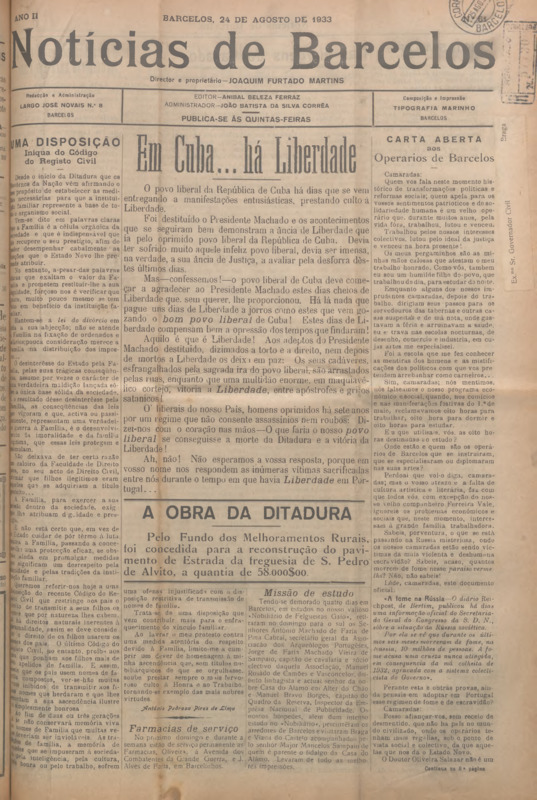 Notícias de Barcelos