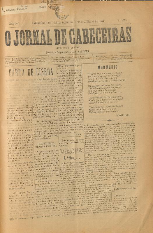 Jornal de Cabeceiras (O)