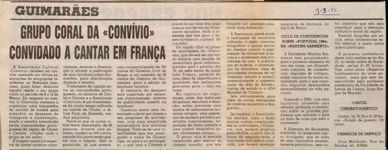Jornal de Notícias -01/03/1984