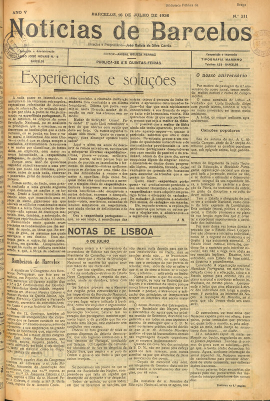 Notícias de Barcelos
