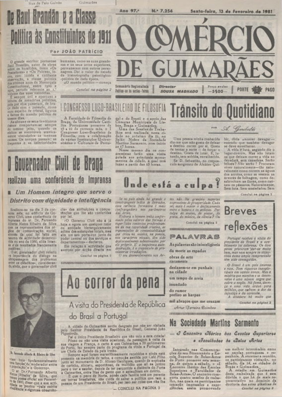 Comércio de Guimarães (O)