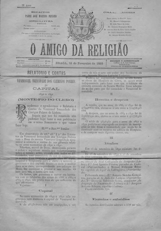 Amigo da Religião (O)