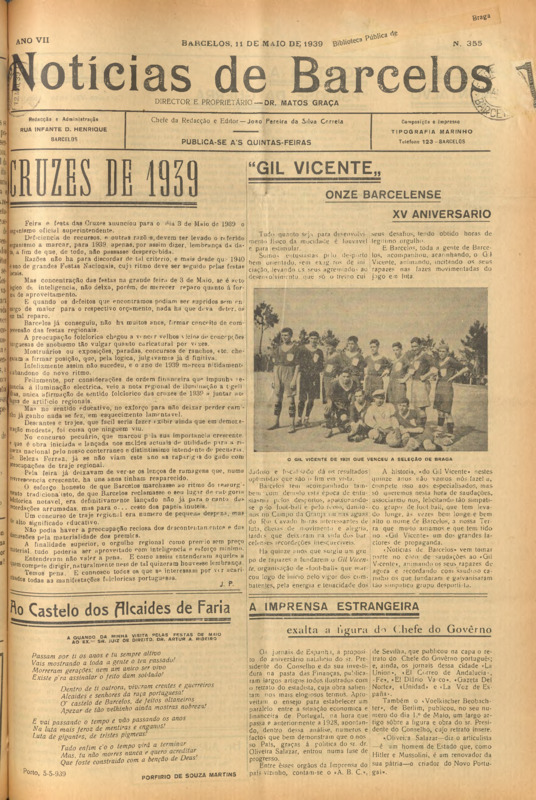 Notícias de Barcelos