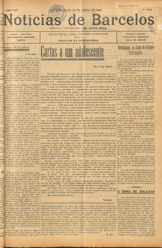 Notícias de Barcelos