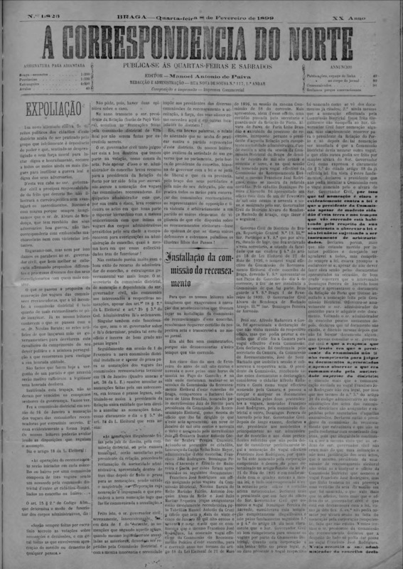 Correspndência do Norte (A)