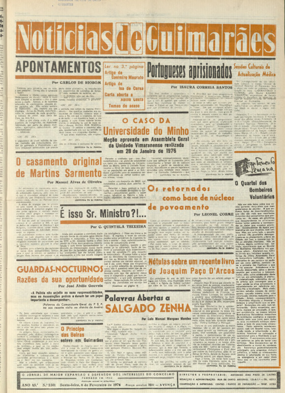 Notícias de Guimarães