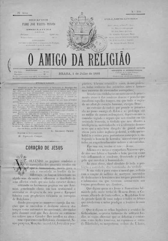 Amigo da Religião (O)