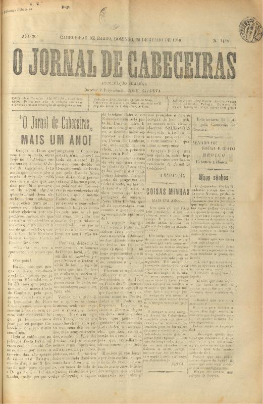 Jornal de Cabeceiras (O)
