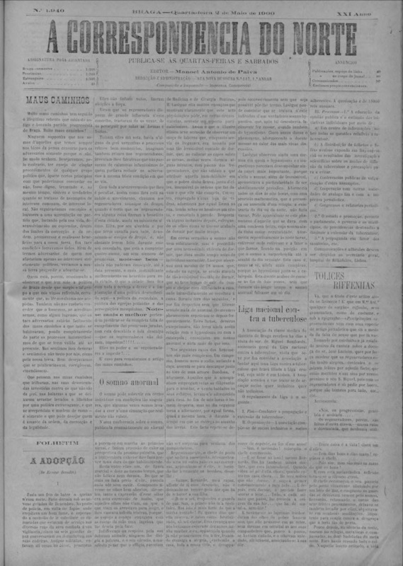 Correspndência do Norte (A)