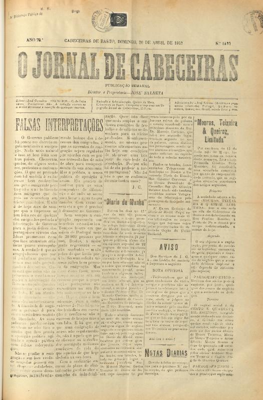 Jornal de Cabeceiras (O)