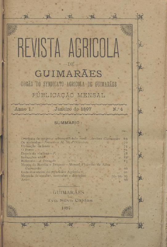 Revista Agrícola de Guimarães