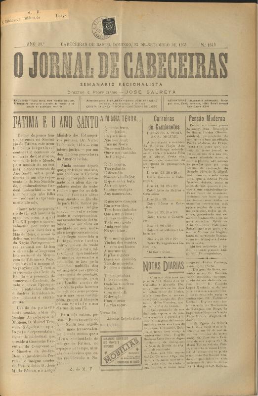 Jornal de Cabeceiras (O)