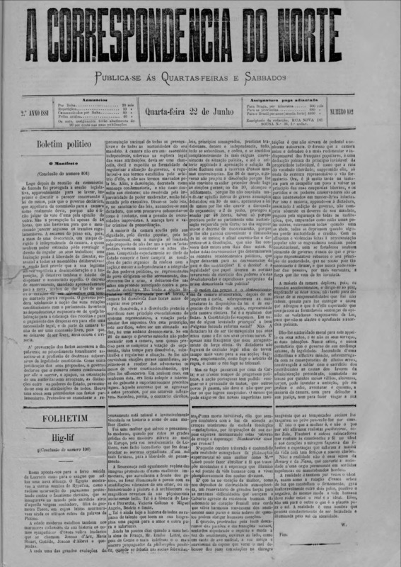 Correspndência do Norte (A)