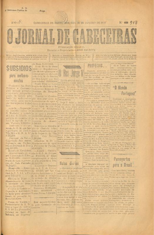 Jornal de Cabeceiras (O)