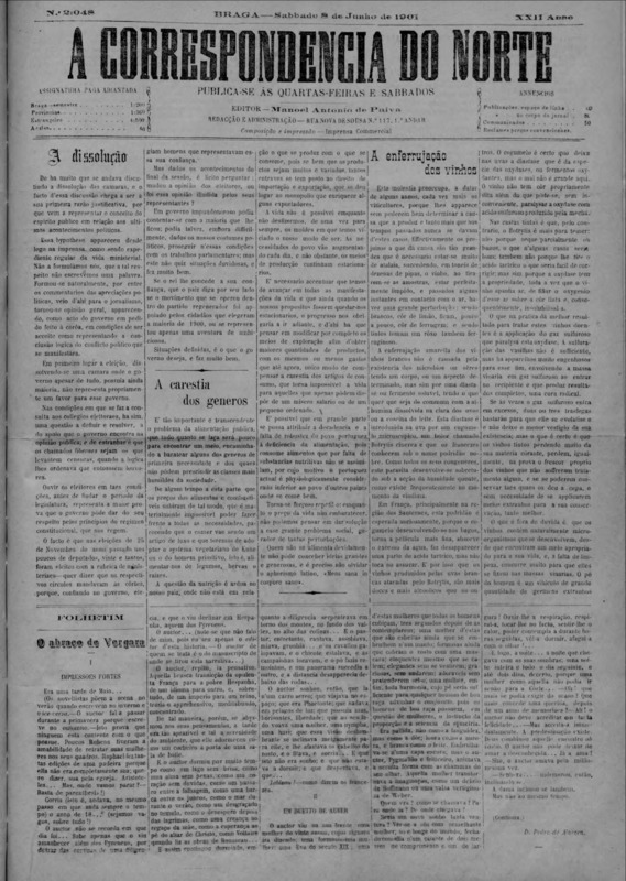 Correspndência do Norte (A)