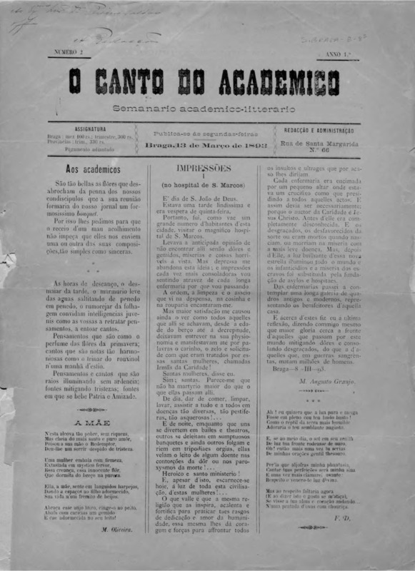 Canto do Academico (O)
