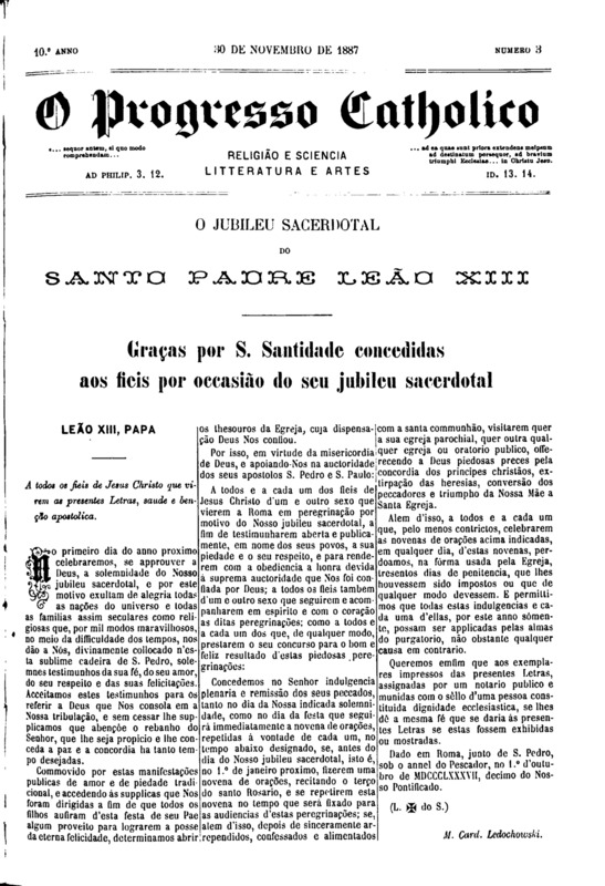 O Progresso Católico
