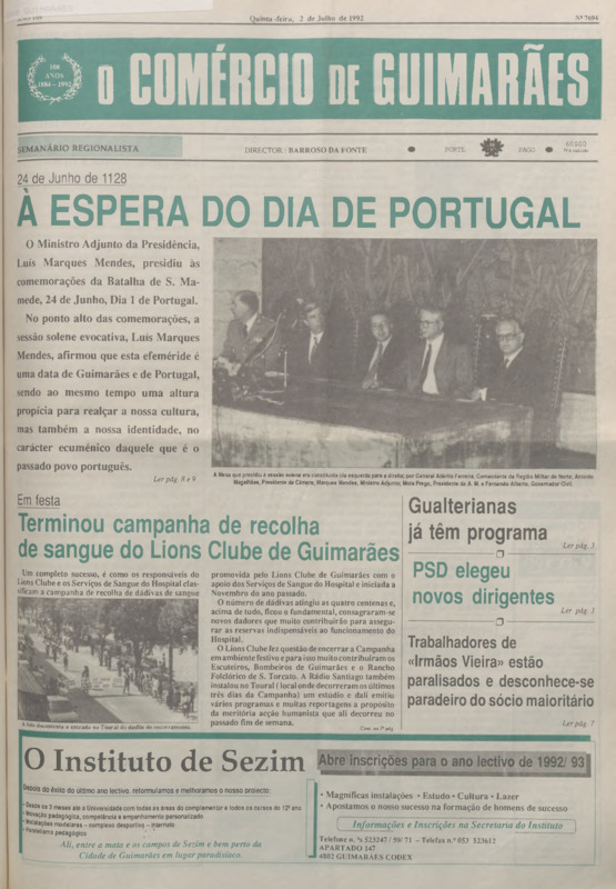 Comércio de Guimarães (O)