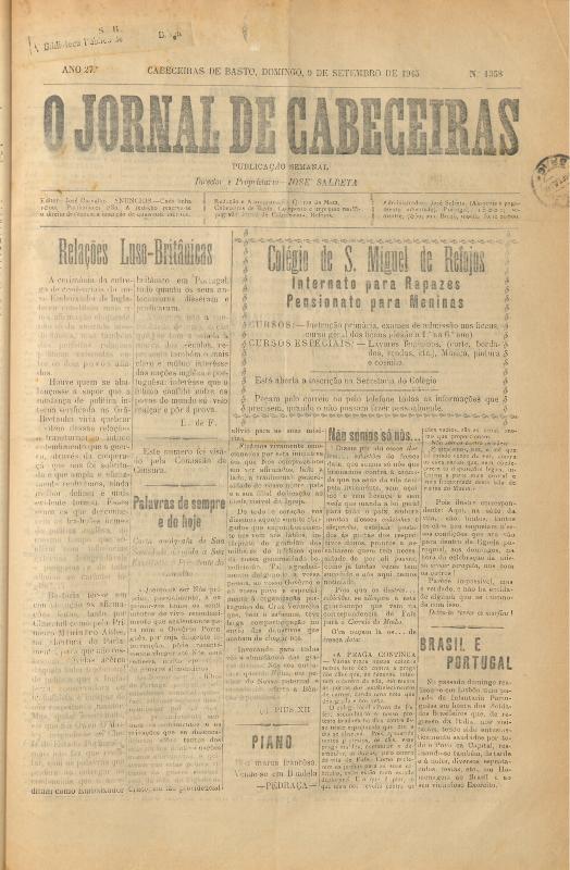 Jornal de Cabeceiras (O)