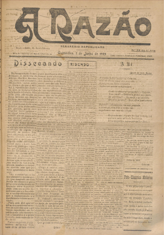 Razão (A)