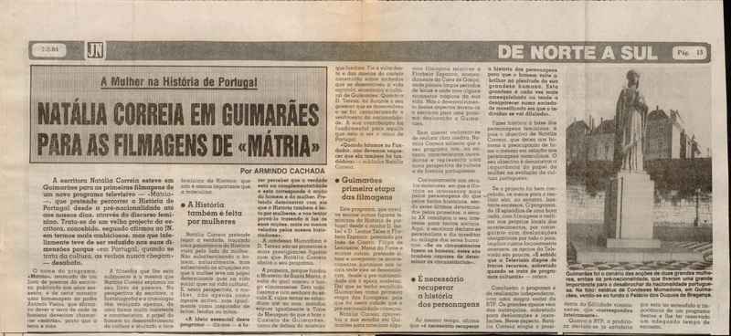 Jornal de Notícias -07/02/1984