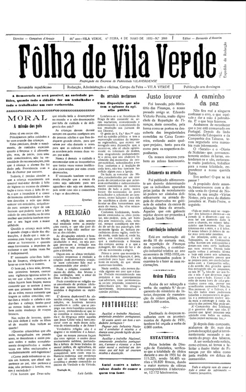 Folha de Vila Verde (A)