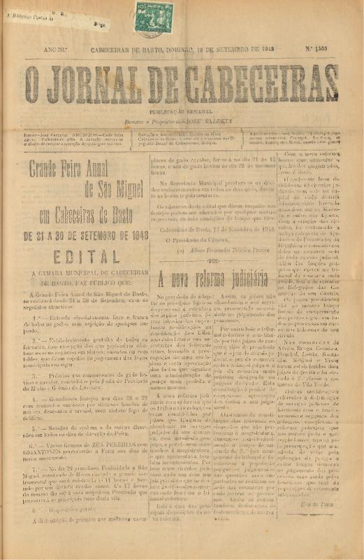 Jornal de Cabeceiras (O)