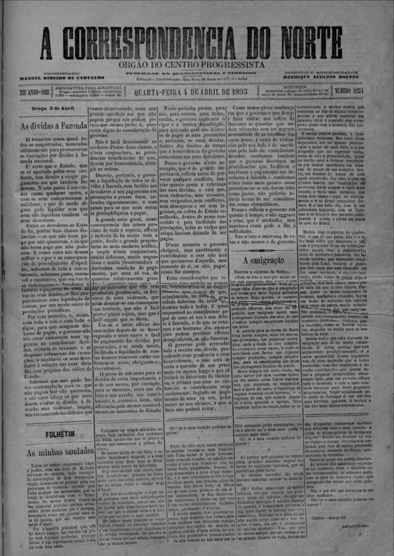 Correspndência do Norte (A)