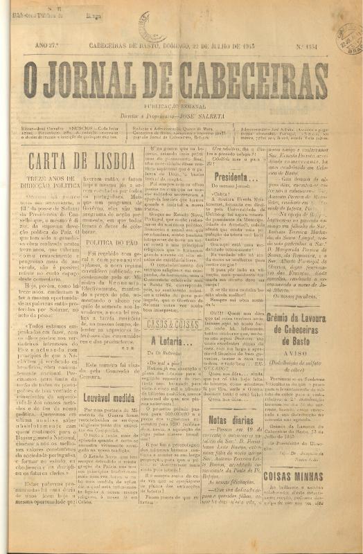 Jornal de Cabeceiras (O)