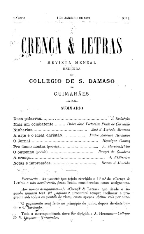 Crença e Letras