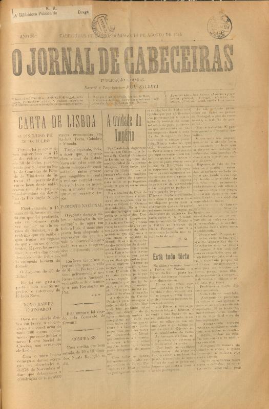 Jornal de Cabeceiras (O)