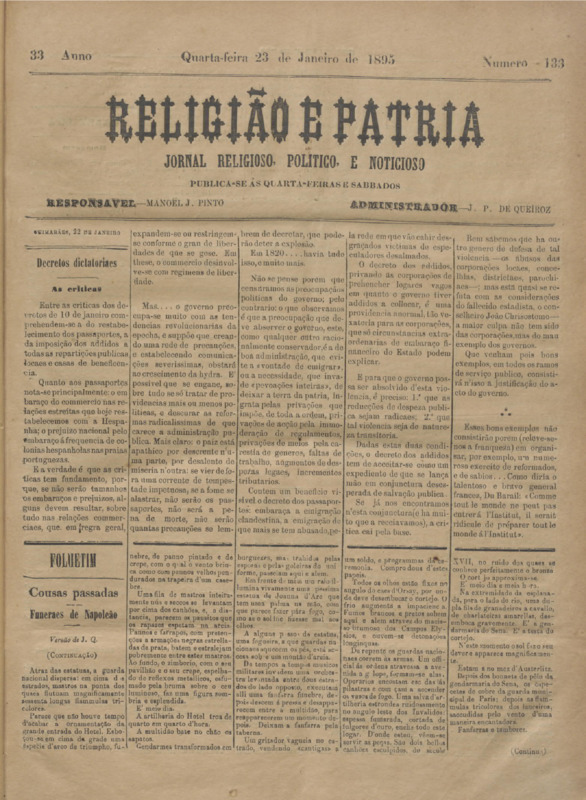Religião e Pátria