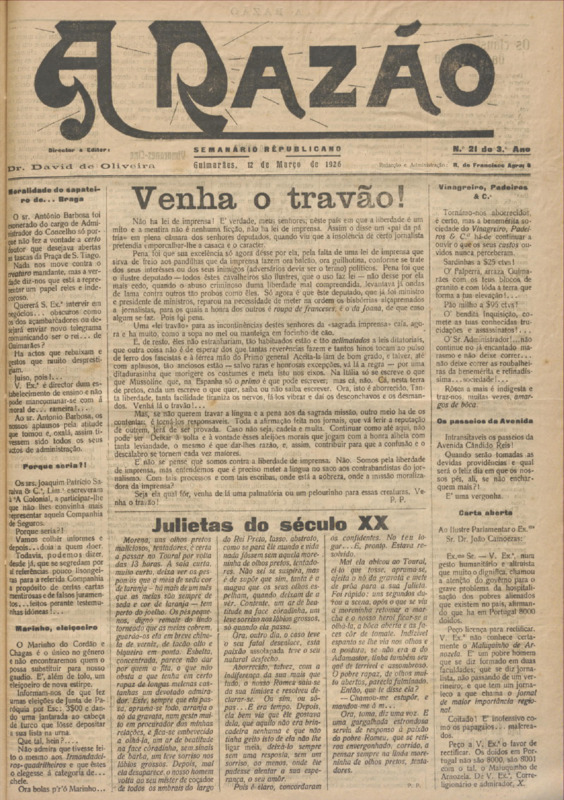 Razão (A)