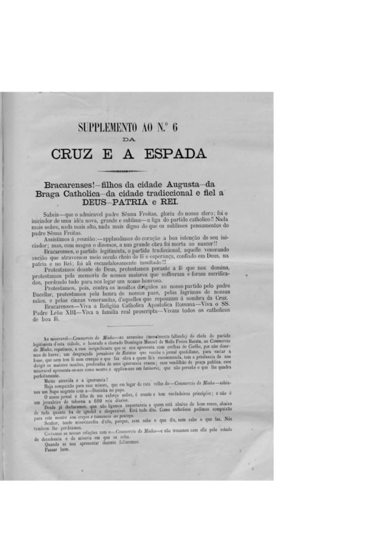 Cruz e a Espada (A)