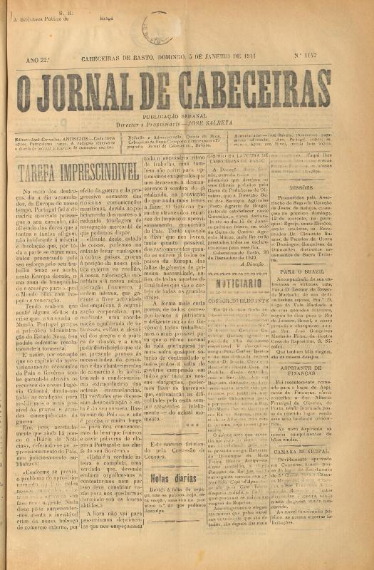 Jornal de Cabeceiras (O)