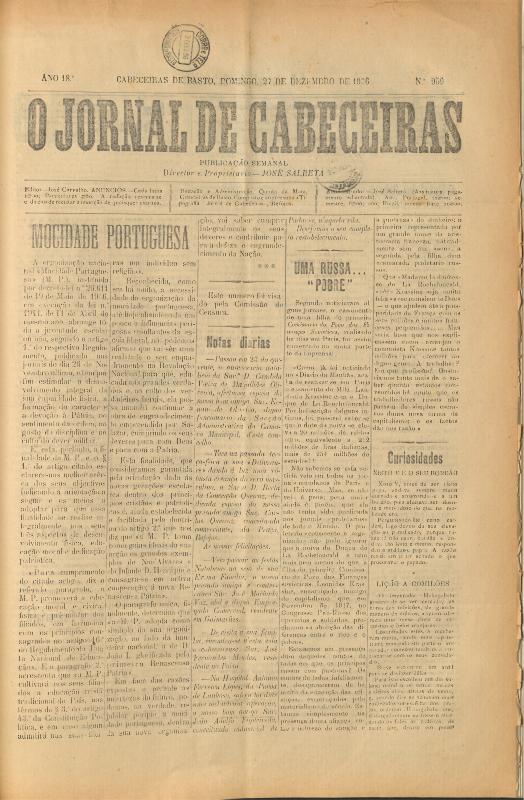 Jornal de Cabeceiras (O)