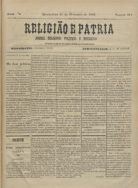 Religião e Pátria