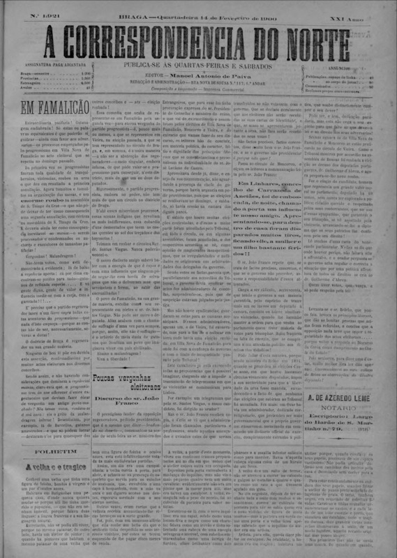 Correspndência do Norte (A)