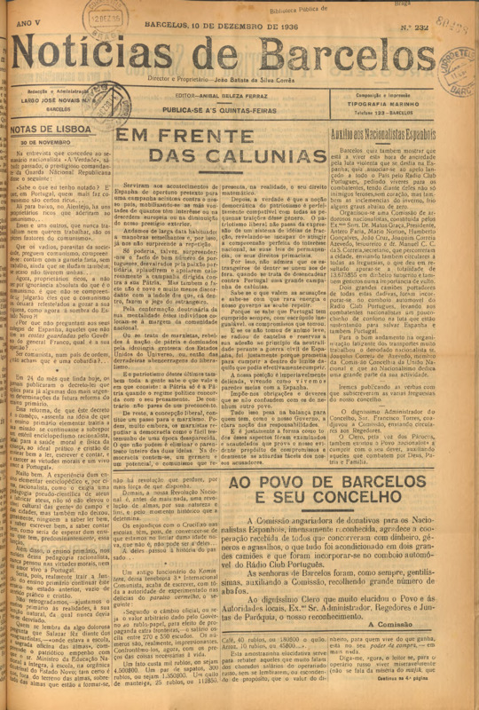 Notícias de Barcelos
