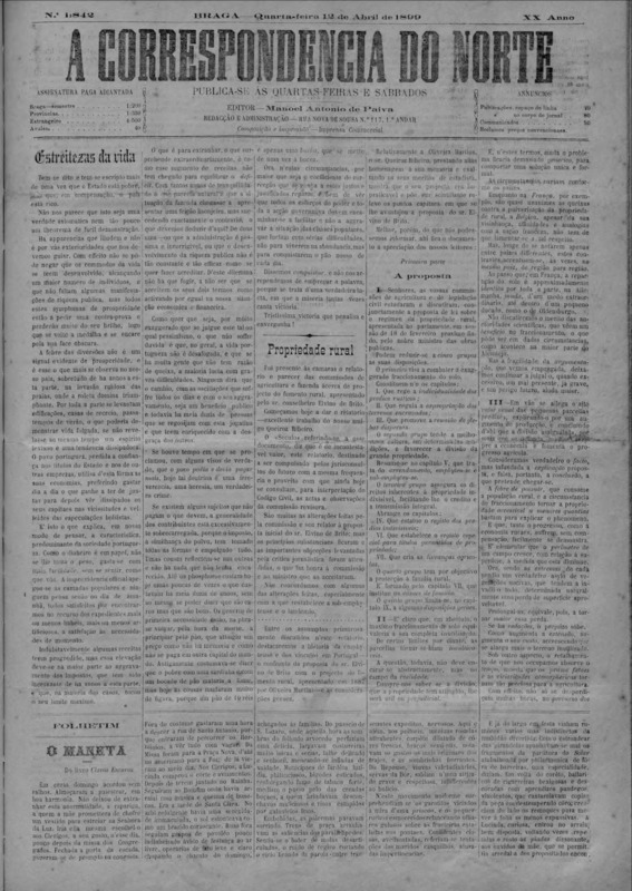 Correspndência do Norte (A)