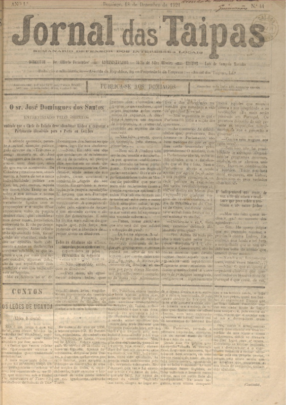 Jornal das Taipas