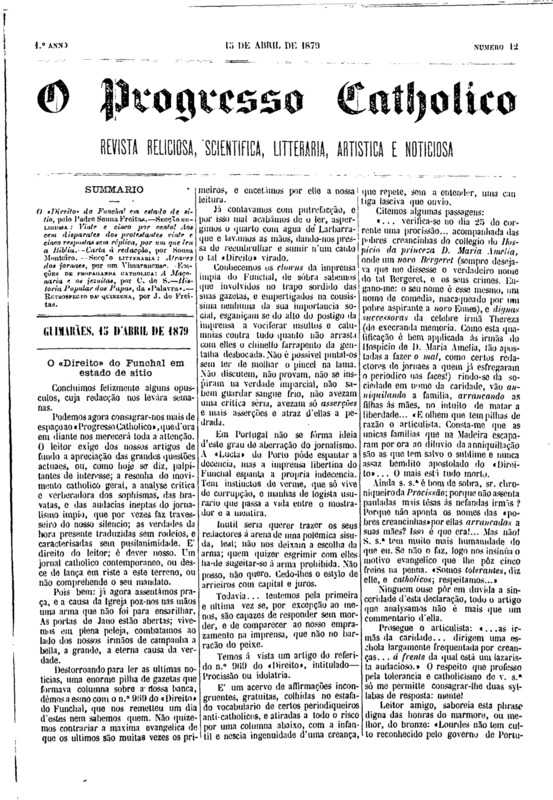 O Progresso Católico