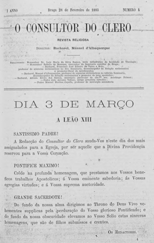 Consultor do Clero (O)