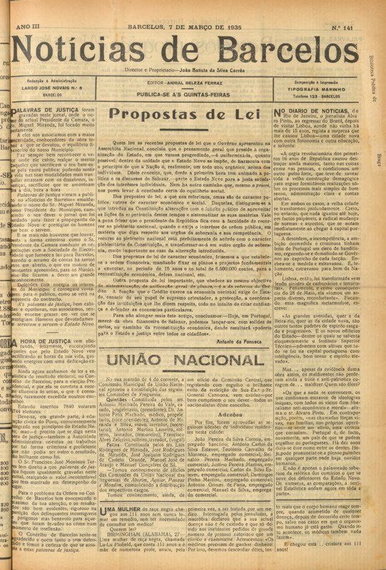 Notícias de Barcelos