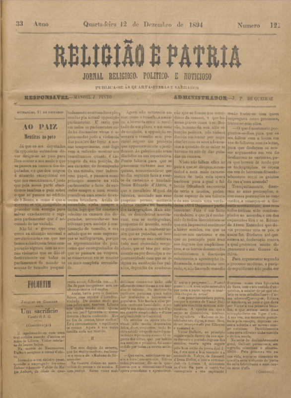 Religião e Pátria