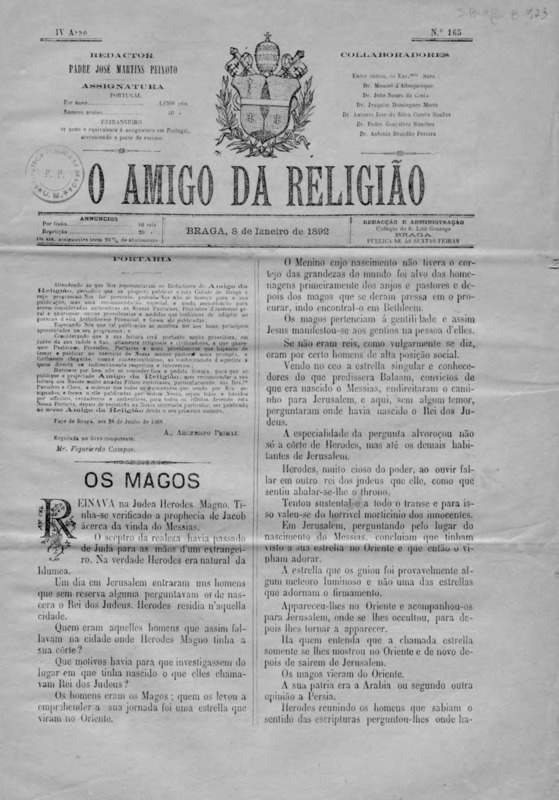 Amigo da Religião (O)
