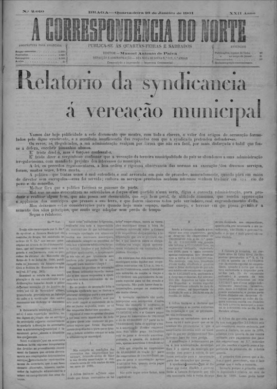 Correspndência do Norte (A)