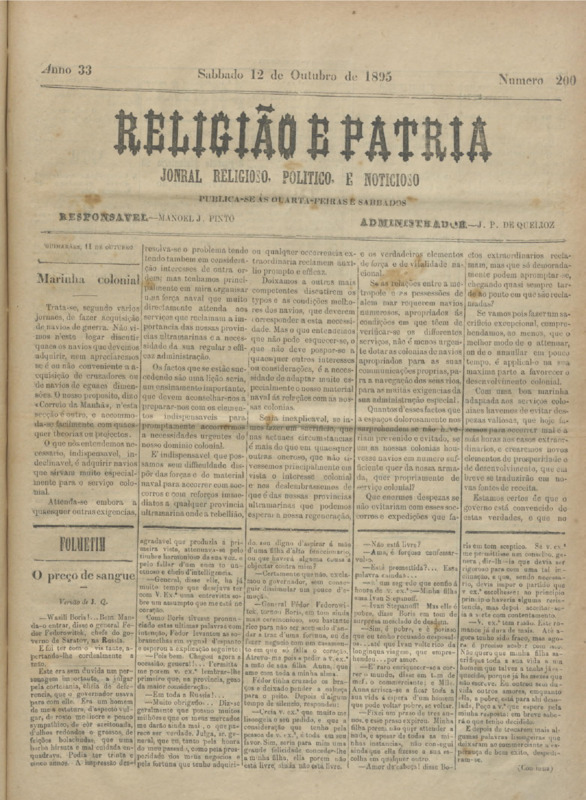 Religião e Pátria
