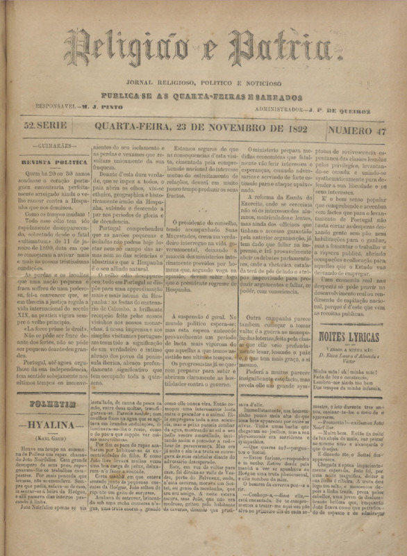 Religião e Pátria